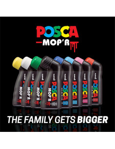 Marcadores de Pintura Uni POSCA MOP'R PCM-22, 8 Colores 2