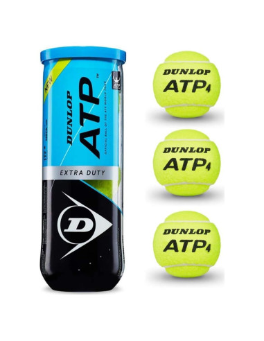 Pelotas de Tenis DUNLOP ATP Premium - 72 Pelotas en 24 Latas