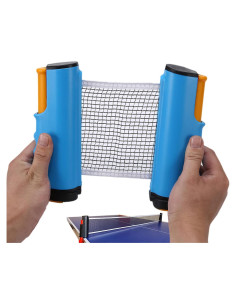 Red de Ping Pong Retráctil PLOOTA Ajustable 1.9m Azul