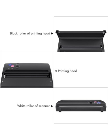 Máquina de Plantillas de Tatuaje TATELF Copiadora Térmica