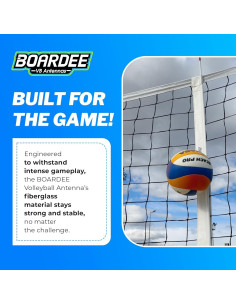 Juego de postes de antena de voleibol Boardee 1.80m fibra de vidrio 2