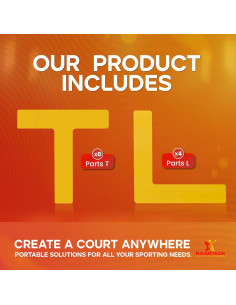 Kit de Marcado de Cancha de Pickleball RAQSTACK - Portátil y Reutilizable 2