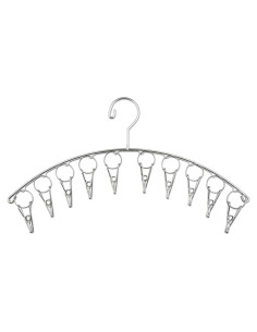 Perchero de Secado DurReus de Acero Inoxidable con 10 Clips
