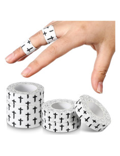 Cinta Deportiva para Dedos Geiserailie 6 Rollos 1.25cm x 5m