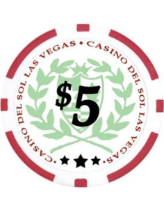 Juego de Póker Profesional DA VINCI 500 Fichas 11.5g con Cartas 2