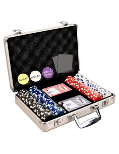 Set de Póker Da Vinci 200 Fichas 11.5g con Caja de Aluminio