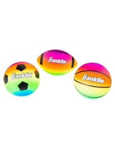 Conjunto de 3 Pelotas Micro Franklin Sports - Fútbol, Americano, Baloncesto