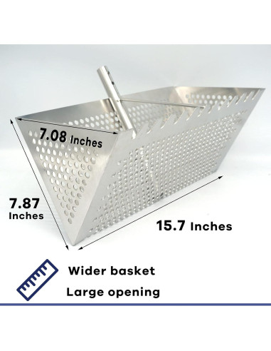 Rastrillo de Arena Comfornia 55" Acero Inoxidable Plegable