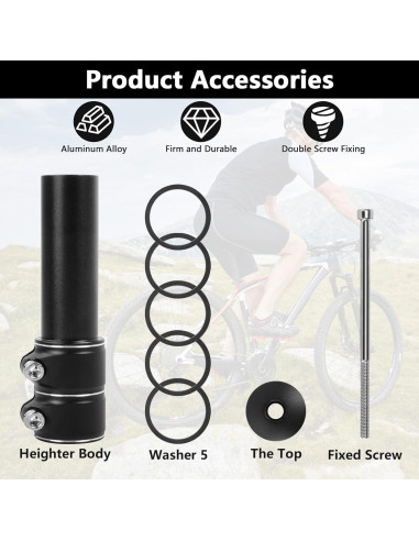 Extensor de Manillar de Bicicleta Sweetone 13.46 cm Ajustable