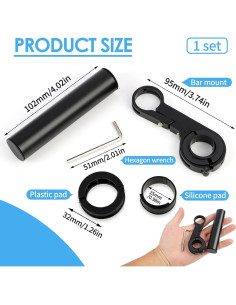 Extensor de Manillar de Bicicleta OMASUNB CYS - Aluminio 14.1cm 2