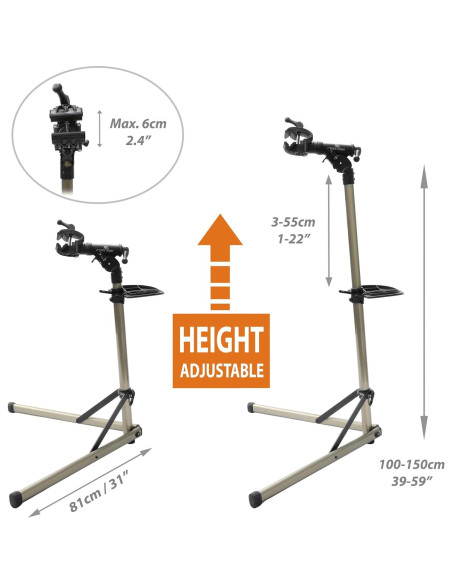 Soporte de Reparación de Bicicletas BikeHand YC-100BH 25kg