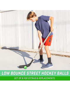 Pelotas de Hockey Callejero GoSports - Paquete de 6 Unidades 2