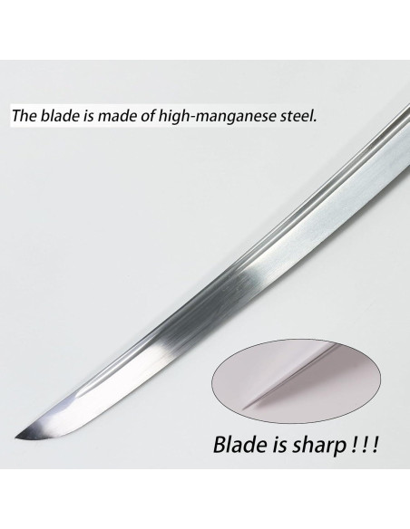 Espada Katana Táctica EVA-FRIEREN 101 cm Acero Carbono 1060