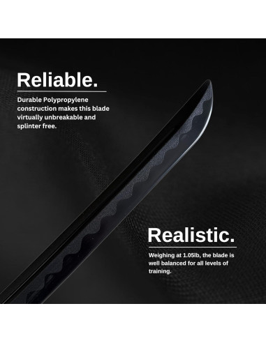 E-BOGU Kit de Espadas de Entrenamiento Polipropileno 99 cm y 60 cm