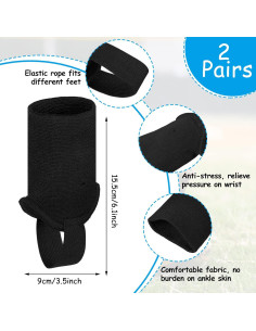 Protectores de Tobillo Zhanmai para Fútbol y Deportes - 4 Piezas 2