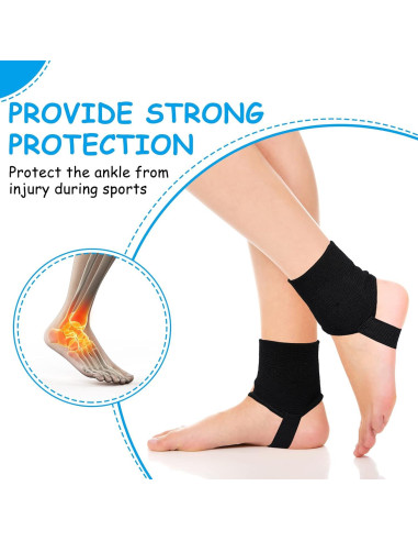 Protectores de Tobillo Zhanmai para Fútbol y Deportes - 4 Piezas