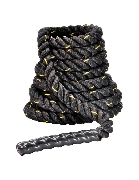 Cuerda de Batalla Fitvids 1.5" x 9.14m Poliester Dacron Negra