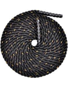 Cuerda de Batalla Fitvids 1.5" x 9.14m Poliester Dacron Negra 2