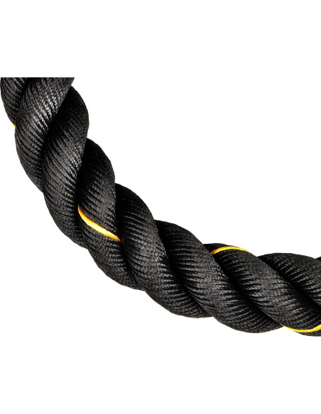 Cuerda de Batalla Fitvids 1.5" x 9.14m Poliester Dacron Negra