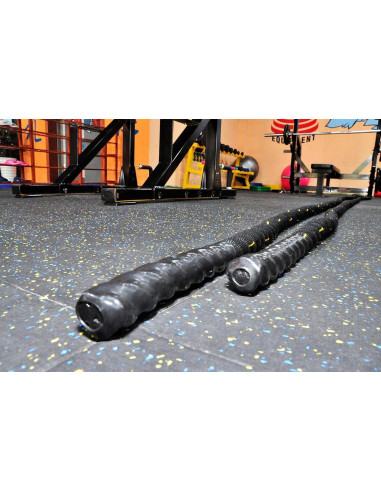 Cuerda de Batalla Fitvids 1.5" x 9.14m Poliester Dacron Negra
