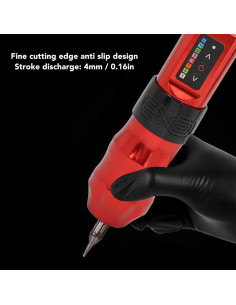 Máquina de Tatuaje NSXAYIWE Inalámbrica 10000RPM 2400mAh 2