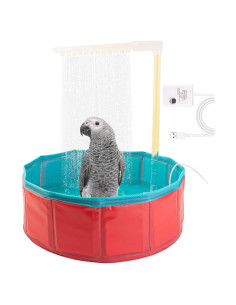 Bañera Automática para Aves FlidRunest con Bomba USB