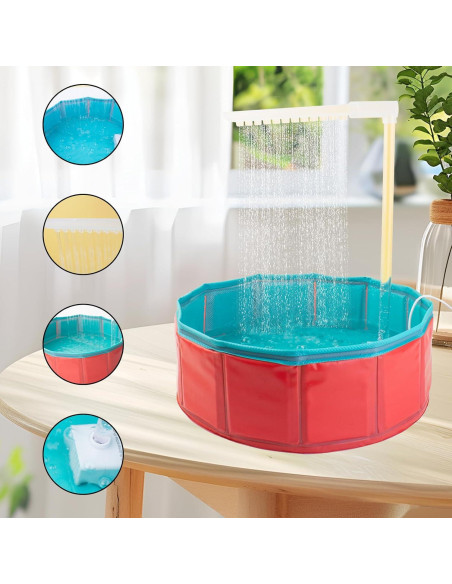 Bañera Automática para Aves FlidRunest con Bomba USB