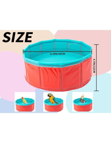 Bañera Automática para Aves FlidRunest con Bomba USB