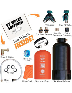 Ablandador de Agua Portátil NPGLOBAL RV 16,000 Granos 19 mm 2