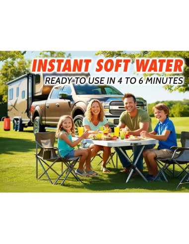 Ablandador de Agua Portátil NPGLOBAL RV 16,000 Granos 19 mm