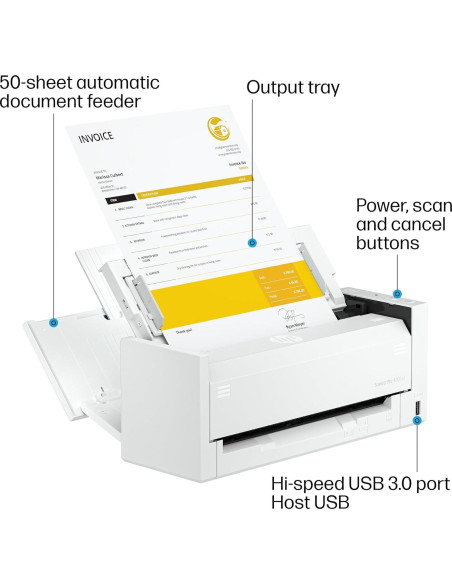 Escáner HP ScanJet Pro 4200 s1 Dúplex 40 ppm ADF 50 hojas