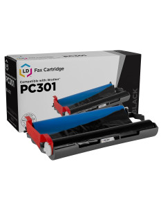 Cartucho de fax negro compatible LD Brother PC 301A 250 páginas