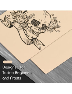 Kit de Tatuaje Jconly 320PCS con Piel Falsa y Tinta 2