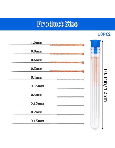 Kit de limpieza para boquillas de impresoras 3D Styquenzer 10 piezas