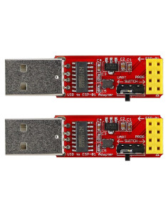 Programador USB a ESP-01S Wishiot 2PCS CH340G 115200 Baud