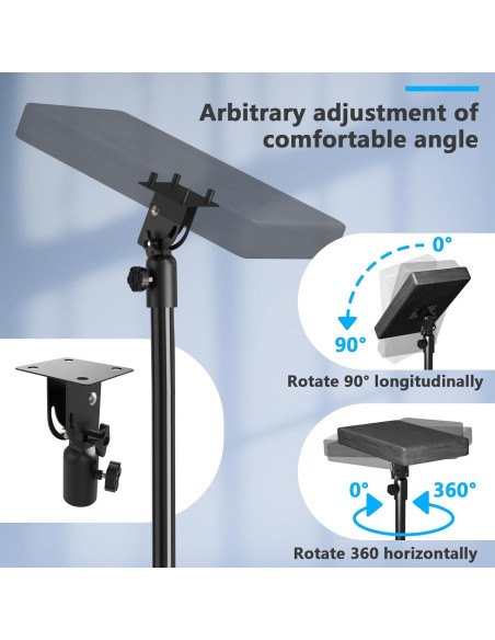 Soporte para brazo de tatuaje ZHOOGE ajustable con bandeja