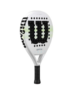 Pala de Padel Wilson Optix V1 Blanco/Verde 4 1/4" 2