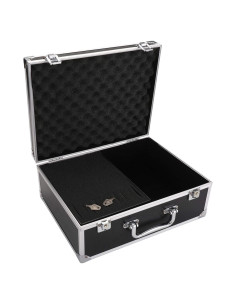 Caja de Tatuaje JY Negra con Cerradura y Esponja 32x24x13cm