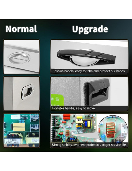 Limpiador Ultrasónico 3L ONEZILI con Canasta de Acero 120W