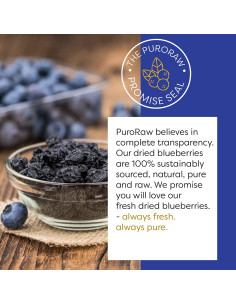 Arándanos Secos PuroRaw 0.91 kg Sin Azúcar Añadido 2