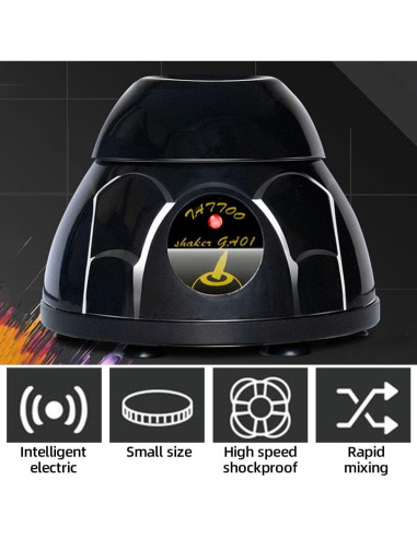 Mezclador de Tinta Tookie 5200RPM para Tatuajes Negro