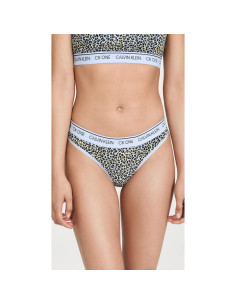 Tanga de Algodón Modal Calvin Klein CK One X-Pequeño Cheetah 2