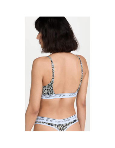 Tanga de Algodón Modal Calvin Klein CK One X-Pequeño Cheetah
