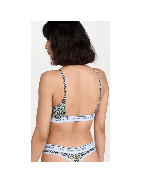 Tanga de Algodón Modal Calvin Klein CK One X-Pequeño Cheetah