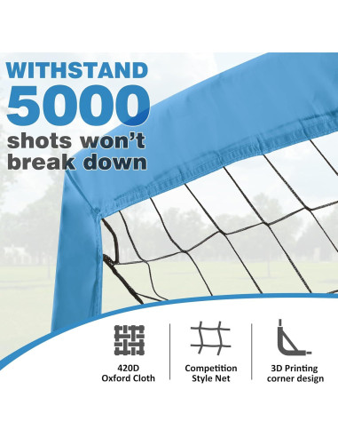 Gol de Fútbol Portátil BOHEN 1.52x0.91m con Bolsa de Transporte