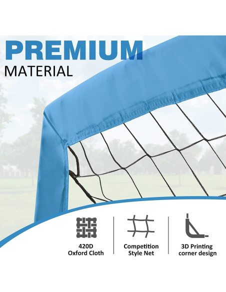 Gol de Fútbol Portátil BOHEN 1.52x0.91m con Bolsa de Transporte