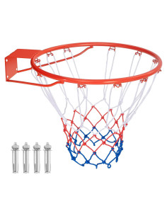 Aro de Baloncesto Goplus 18" Montaje en Pared con Red