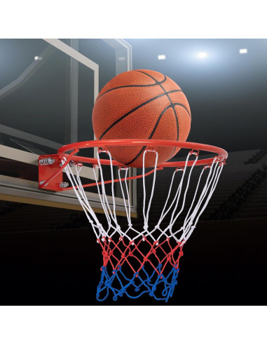 Aro de Baloncesto Goplus 18" Montaje en Pared con Red