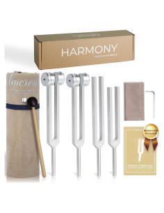 Juego de Diapasones para Sanación Calmcrest - 4 Frecuencias