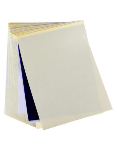 Papel de Transferencia para Tatuajes Cridoz 100 Hojas Azul